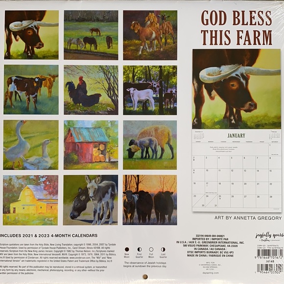 God Bless This Farm | A 2022 Inspirational Calendar - Picture 7 of 15